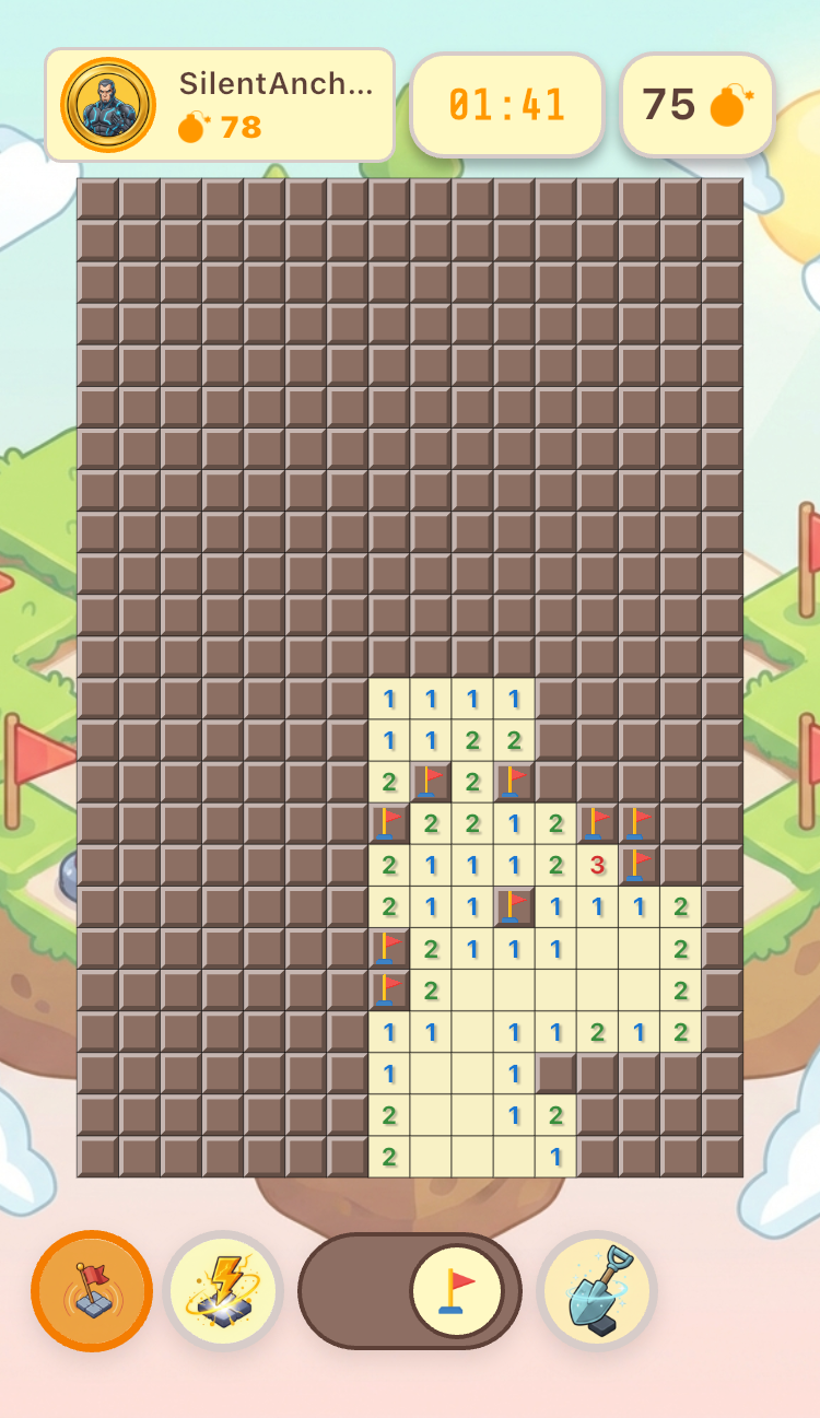 Match progress UI screen